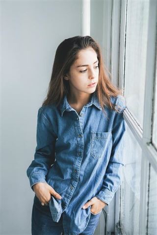 Tidløs Elegance: Denim Skjorte dame